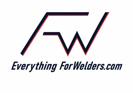 Logo for 'Everything For Welders' with a stylized letter 'FW' on a white background.